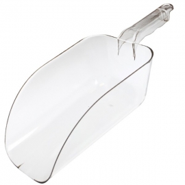 64 OZ ICE SCOOP, CLEAR PLASTIC (EACH)
