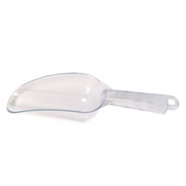 6 OZ ICE SCOOP, CLEAR PLASTIC (EACH)