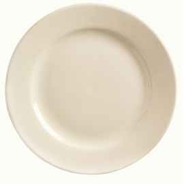 WTI PLATE, 7.13", CREAM WHITE, MEDIUM RIM - 36 PER CASE