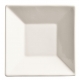 SAUCER, 5 SQUARE, BRIGHT WH