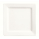 PLATE, 9 SQUARE, BRIGHT WHITE