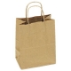 BAG, PAPER, KRAFT, 10"" X 7"" X