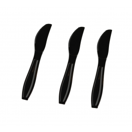 FINELINE BLACK PLASTIC HEAVY WEIGHT KNIFE, FLAIRWARE,  2524-BK (1000)