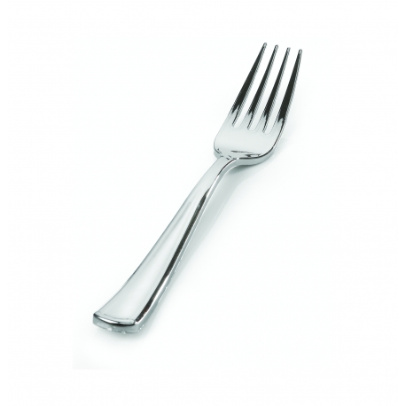 FORK, SILVER SECRETS, PLASTIC,