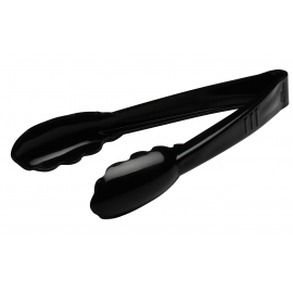 FINELINE 9" BLACK SERVING TONGS, INDIVIDUALLY WRAPPED, 3390-BK (24)