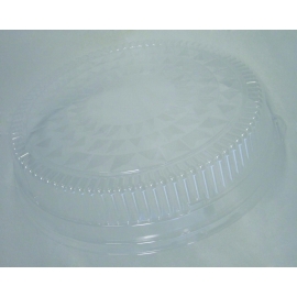 DPI CLEAR PLASTIC DOME LID FOR 16" LAZY SUSAN TRAY, 16DL (50/Case)