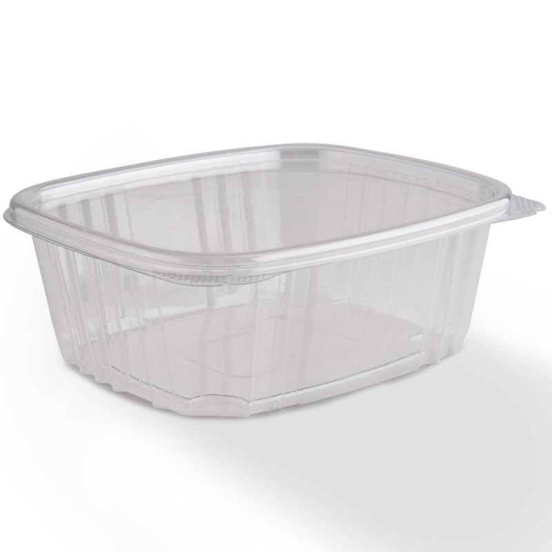 GENPAK Carryout Food Container Hinged 8 oz Deli - 5 3/8 L x 4 1/2 W x 1  1/2 H 200 Per Case