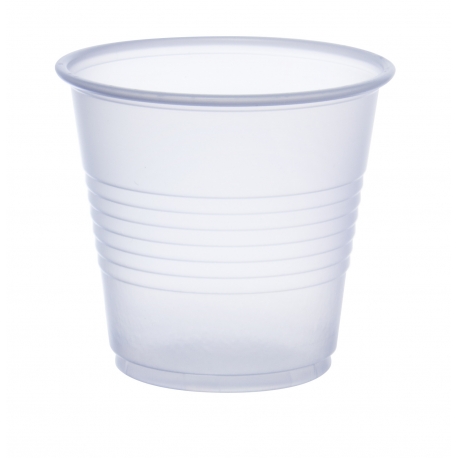 CUP, PLASTIC, TRANS, 3.5 OZ, Y