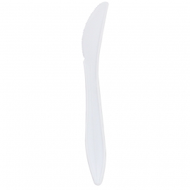 KARAT WHITE POLYPROPYLENE PLASTIC MEDIUM-WEIGHT KNIFE (1,000)