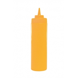 12 OZ YELLOW SQUEEZE BOTTLE WITH CAP (EACH)