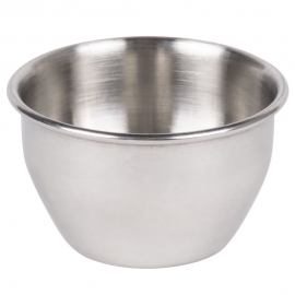 SAUCE / SIDE CUP / BOWL, 8 OZ, STAINLESS STEEL - SOLD PER DOZEN