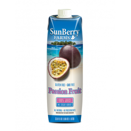 SUNBERRY FARMS 100% PASSION FRUIT JUICE IN LITER, ASEPTIC BOTTLE - 6 PER CASE
