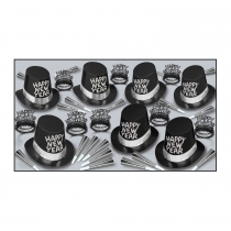 BLACK TIE NEW YEAR'S ASSORTMENT FOR 50 PEOPLE - 88257-50