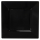 FINELINE 4.5" SQUARE BLACK PLASTIC PLATE, 1604-BK - 120 PER CASE