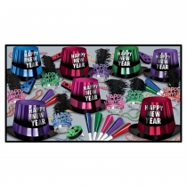 BEISTLE ENTERTAINER NEW YEAR'S PARTY FAVOR KIT FOR 50 PEOPLE