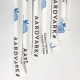 AARDVARK 7-3/4" JUMBO WHITE WRAPPED PAPER STRAWS - 3,200 PER CASE