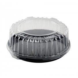FINELINE 12" CLEAR PLASTIC DOME LID, FOR 12" TRAYS, DD12.L (50)