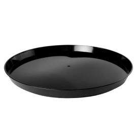 FINELINE PLASTIC 18" BLACK CATERING TRAY, EXTRA HEAVY WEIGHT, HR1820.BK (25)