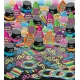 BEISTLE NEON GLOW BONANZA DELUXE NEW YEAR'S PARTY FAVOR KIT FOR 100 PEOPLE