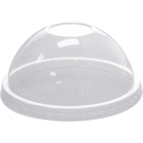 Recyclable Fineline Clear Plastic Dome Lid No Hole - 12-24 oz - 3198DL -  1,000/Case - US Supply House