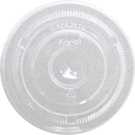 KARAT CLEAR SLOTTED LID FOR 12-24 OZ 98MM RIM CUPS (1,000)