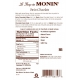 MONIN SWISS CHOCOLATE FLAVORED SYRUP, PLASTIC LITER BOTTLE - 4 PER CASE