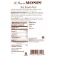 MONIN RED PASSION FRUIT FLAVORED SYRUP, PLASTIC LITER BOTTLE - 4 PER CASE