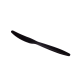 KARAT BLACK POLYSTYRENE PLASTIC HEAVY WEIGHT KNIFE, U3021B (1000)
