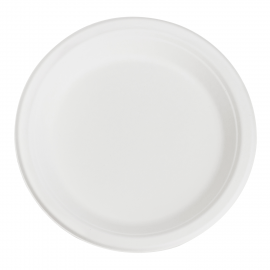 BAGASSE 9" COMPOSTABLE PLATE (500)