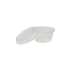 PORTION CUP LID, *COMPOSTABLE*, CLEAR, FOR 2 OZ CUP, PLA - 2,000 PER CASE