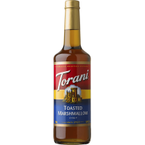 TORANI TOASTED MARSHMALLOW FLAVOR, SYRUP (4/750 ML) - 4 PER CASE