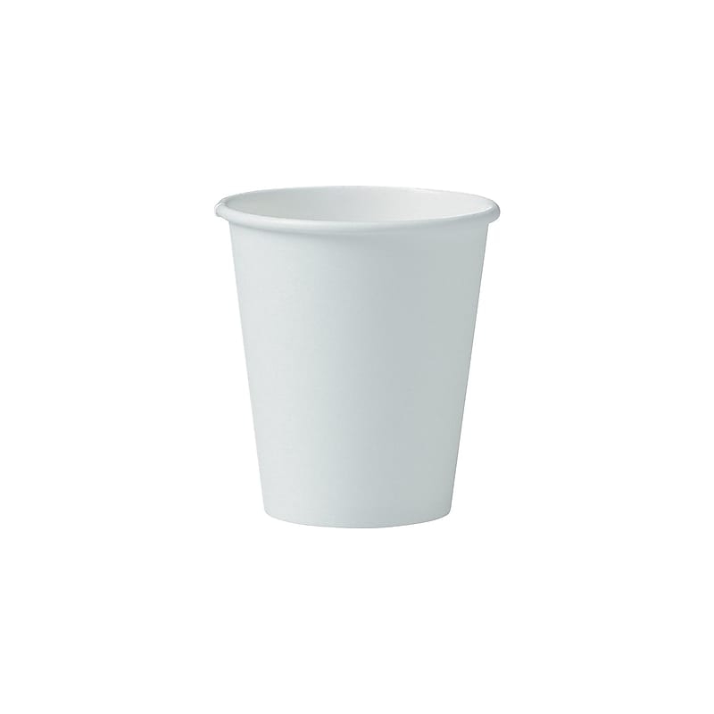 SOLO 6 OZ WHITE PAPER HOT CUP (1000)