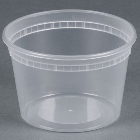 DELI CONTAINER 16 OZ HEAVY DUTY POLYPROPYLENE - 480 PER CASE CONTAINER ONLY