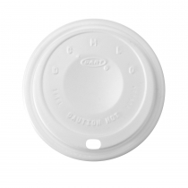 White Foam Cup with Lift''n''Lock Plastic Cup Lids 'Dart 12J16 50PCS' 12 Oz 