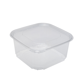 KARAT 64 OZ CLEAR TAMPER EVIDENT DELI CONTAINER W/ SEPERATE LID, (120)