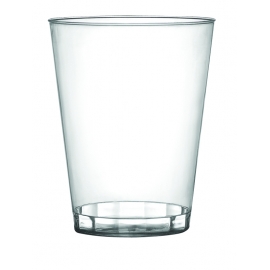 FINELINE 1 OZ SHOT CUP, CLEAR HARD PLASTIC, 401-CL (50/SLEEVE)
