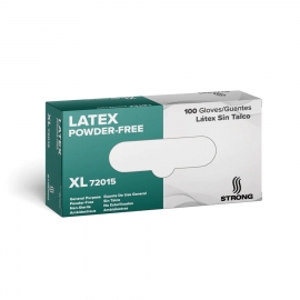 STRONG X-LARGE *POWDER-FREE* LATEX GLOVES(1000/CS)