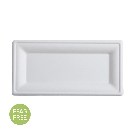 FINELINE SETTINGS 10" X 5" RECTANGULAR PLATE IN THE CONSERVEWARE COLLECTION - 500 PER CASE