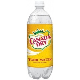 CANADA DRY® TONIC WATER, LITER PLASTIC BOTTLES - 12 PER CASE