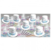 BEISTLE RAZZLE DAZZLE NEW YEAR'S PARTY FAVOR KIT FOR 50 PEOPLE