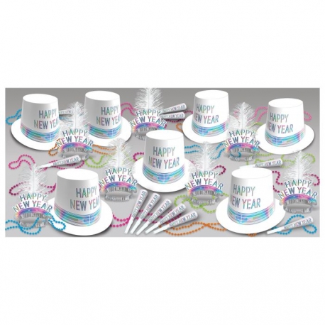 BEISTLE RAZZLE DAZZLE NEW YEAR'S PARTY FAVOR KIT FOR 50 PEOPLE