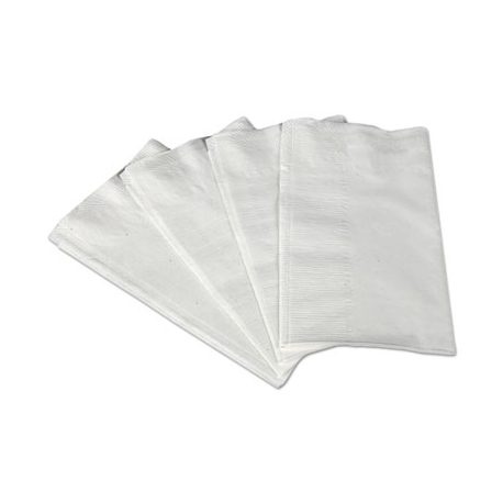 WHITE DINNER NAPKINS, 2-PLY, 1/8 FOLD (3,000)