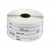 REMOVABLE FOOD SAFETY LABEL, 2" X 4" (500 LABELS PER ROLL)