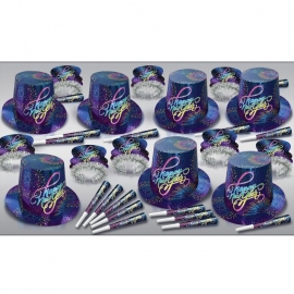 BEISTLE CELEBRATION NEW YEAR'S PARTY FAVOR KIT FOR 50 PEOPLE