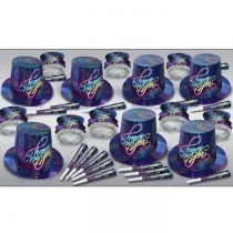 BEISTLE CELEBRATION NEW YEAR'S PARTY FAVOR KIT FOR 50 PEOPLE