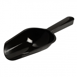 ICE SCOOP, 6 OZ, PLASTIC, IND WRAPPED, SINGLE-USE, BLACK 3314-BK (48) FINELINE