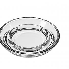 LIBBEY 5164, ASHTRAY, 5", ROUND, SAFETY, TABLETOP - 36 PER CASE