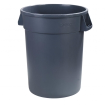 CONTAINER, 44 GAL, GRAY, ROUND