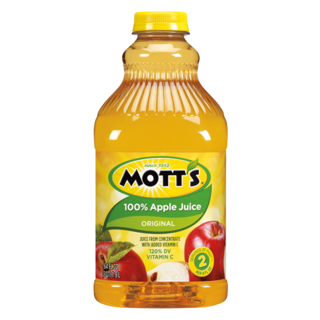 motts apple juice glass bottle