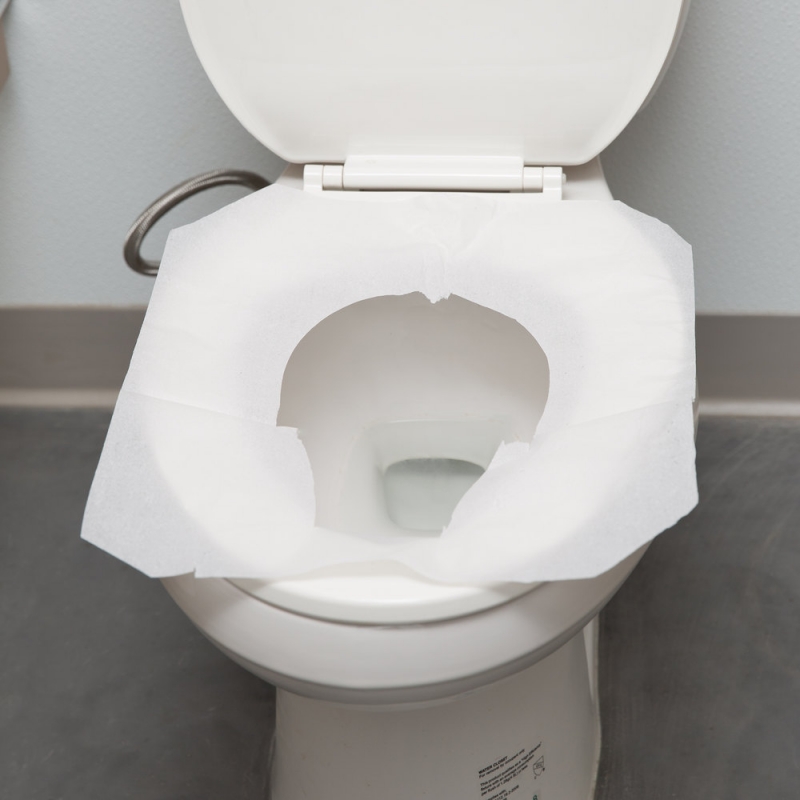 Toilet Seat Covers Disposable Bathroom Travel Half Fold Paper 1 Pack of 250 